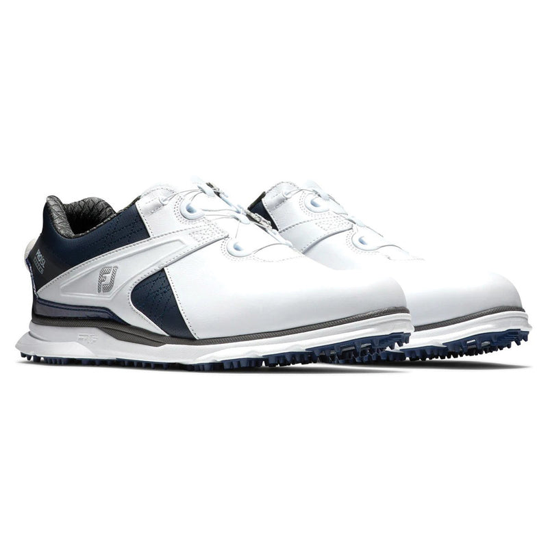 FootJoy Pro SL Carbon BOA Spikeless Shoes - White/Navy