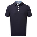 FootJoy Stretch Pique with Vintage Floral Trim - Navy