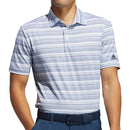 adidas Heather Snap Polo Shirt - Crew Navy/White