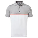 FootJoy Colour Block Lisle - Heather Grey/White