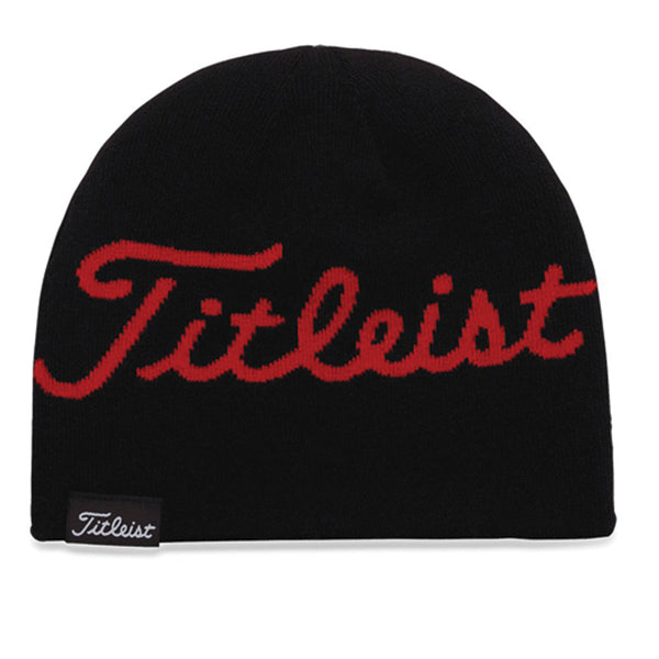 Titleist Lifestyle Beanie - Black/Red