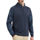 FootJoy Camo Floral Half Zip Midlayer - Navy