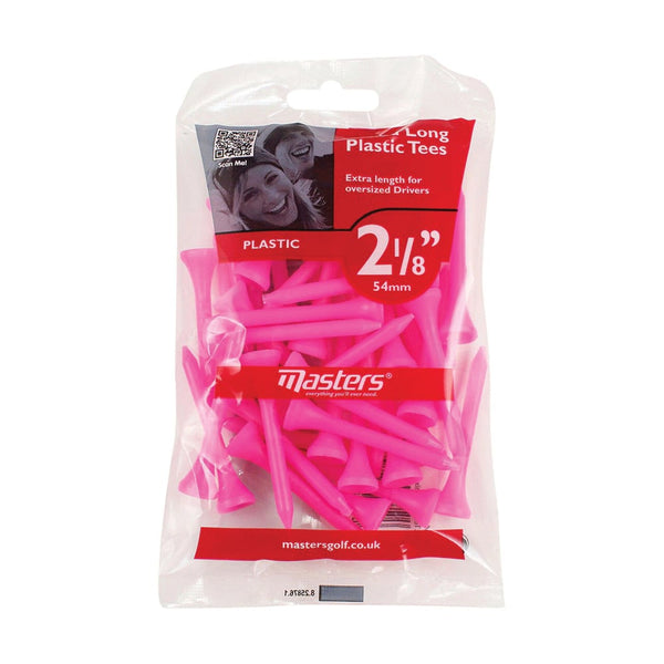 Masters Plastic 2 1/8 Inch Pink Tees - Pack of 40