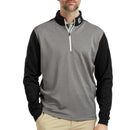 FootJoy Heather Colour Block Chill-Out Sweater - Black/Heather Coal