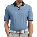 FootJoy Pique Ministripe Polo Shirt - Navy/Lagoon