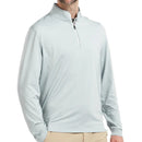 FootJoy Lightweight Microstripe Chill-Out Sweater - Grey/Ice Blue