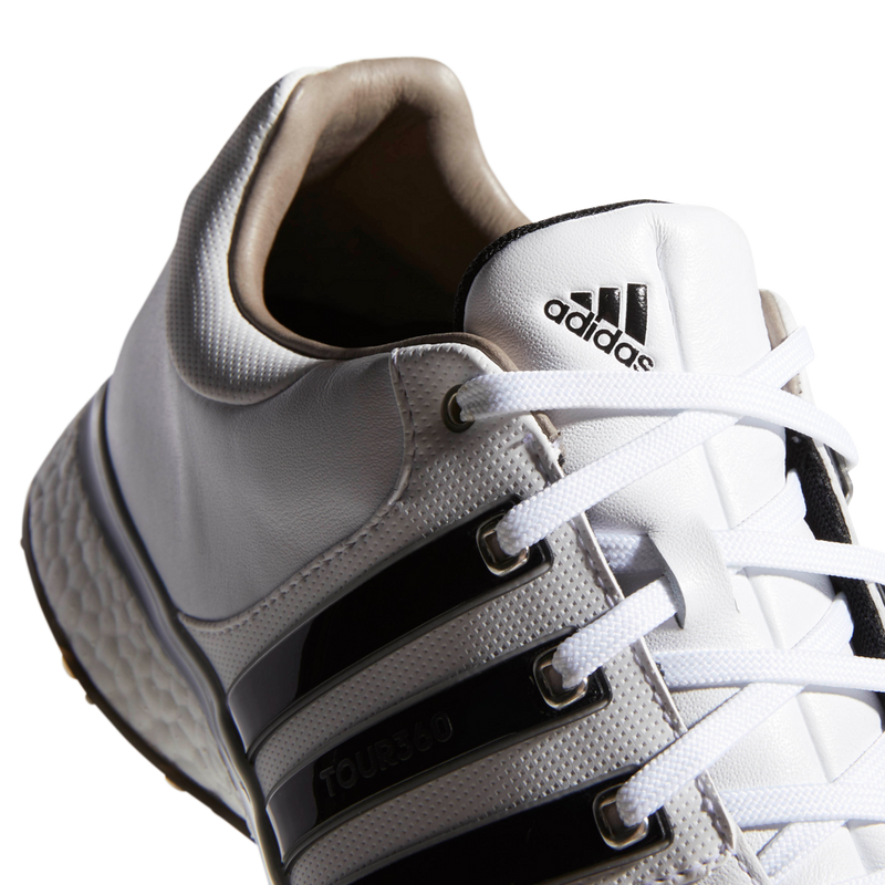 adidas Tour 360 XT-SL Spikeless Waterproof Shoes - White/Black/Silver