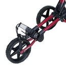Fastfold Kliq 3-Wheel Push Trolley - Matt Burgundy/Black