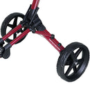 Fastfold Kliq 3-Wheel Push Trolley - Matt Burgundy/Black