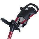 Fastfold Kliq 3-Wheel Push Trolley - Matt Burgundy/Black