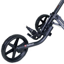 Fastfold Mission 5.0 3-Wheel Push Trolley - Matt Charcoal/Black
