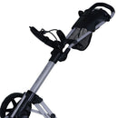 Fastfold Mission 5.0 3-Wheel Push Trolley - Matt Grey/Black