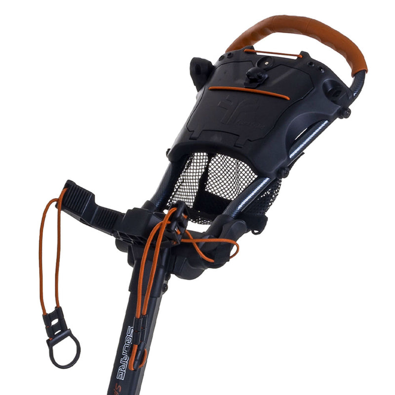 Fastfold Square 3-Wheel Push Trolley - Ltd Edition Charcoal Special/Cognac