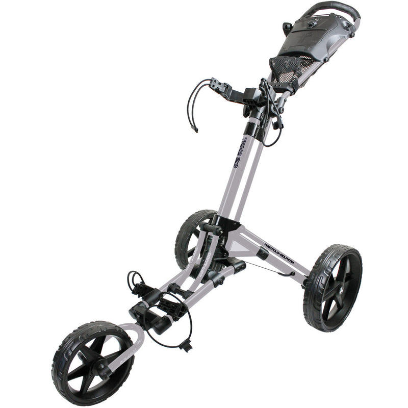 Fastfold Trike 2.0 3-Wheel Push Trolley - Silver/Black