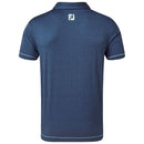FootJoy Lisle Spacedye Microstripe Polo Shirt - Blue