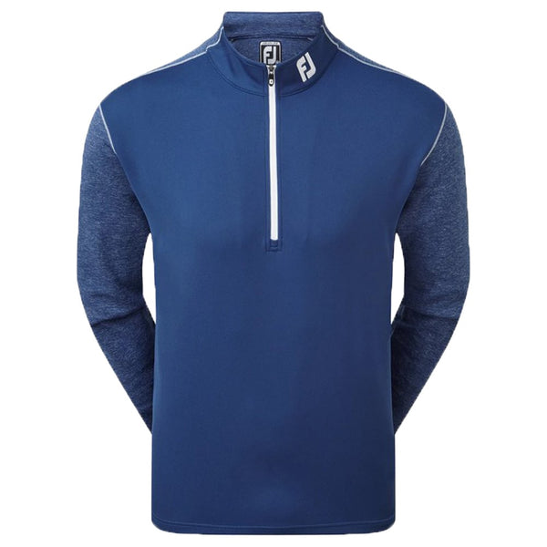 FootJoy Tonal Heather Chill-Out Pullover - Blue