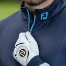 FootJoy Chill-Out Xtreme Sport Fleece Pullover - Heather/Light Blue/Navy