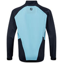 FootJoy FJ Hydroknit 1/2 Zip Waterproof Jacket - Navy/Light Blue