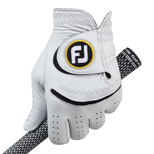 FootJoy Stasof Leather Golf Glove - White