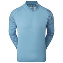 FootJoy Camo Floral Half Zip Midlayer - Storm Blue
