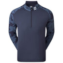 FootJoy Camo Floral Half Zip Midlayer - Navy