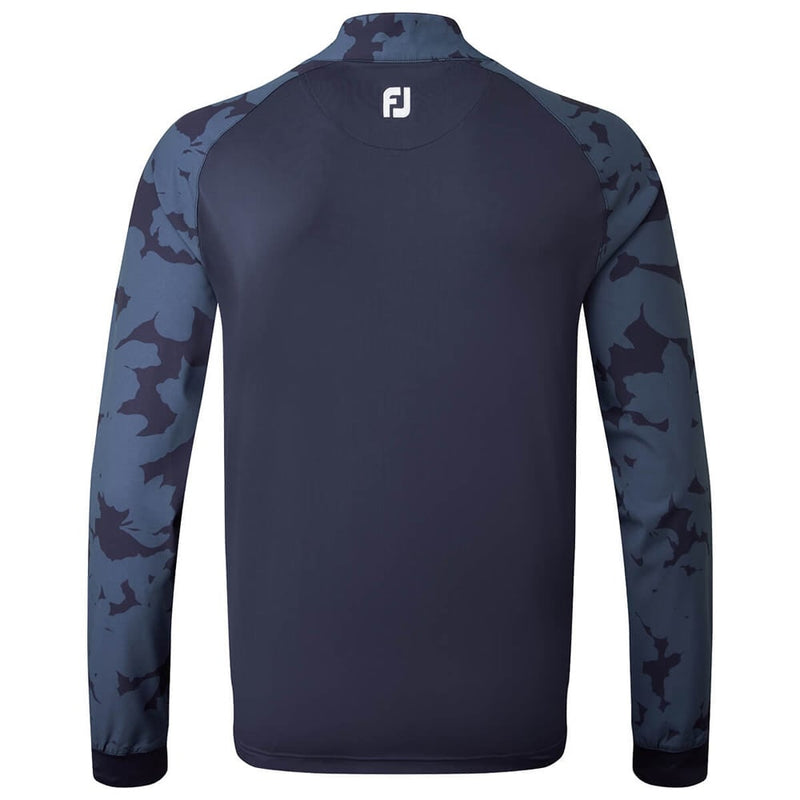 FootJoy Camo Floral Half Zip Midlayer - Navy