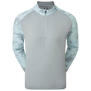FootJoy Camo Floral Half Zip Midlayer - Grey