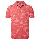 FootJoy Camo Floral Print Polo Shirt - Cape Red