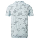 FootJoy Camo Floral Print Polo Shirt - Ice Blue