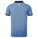 FootJoy Pique Ministripe Polo Shirt - Navy/Lagoon