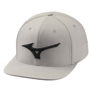 Mizuno Tour Flat Snapback Cap - Grey