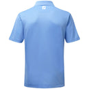 FootJoy Stretch Pique Solid Traditional Polo Shirt - Light Blue