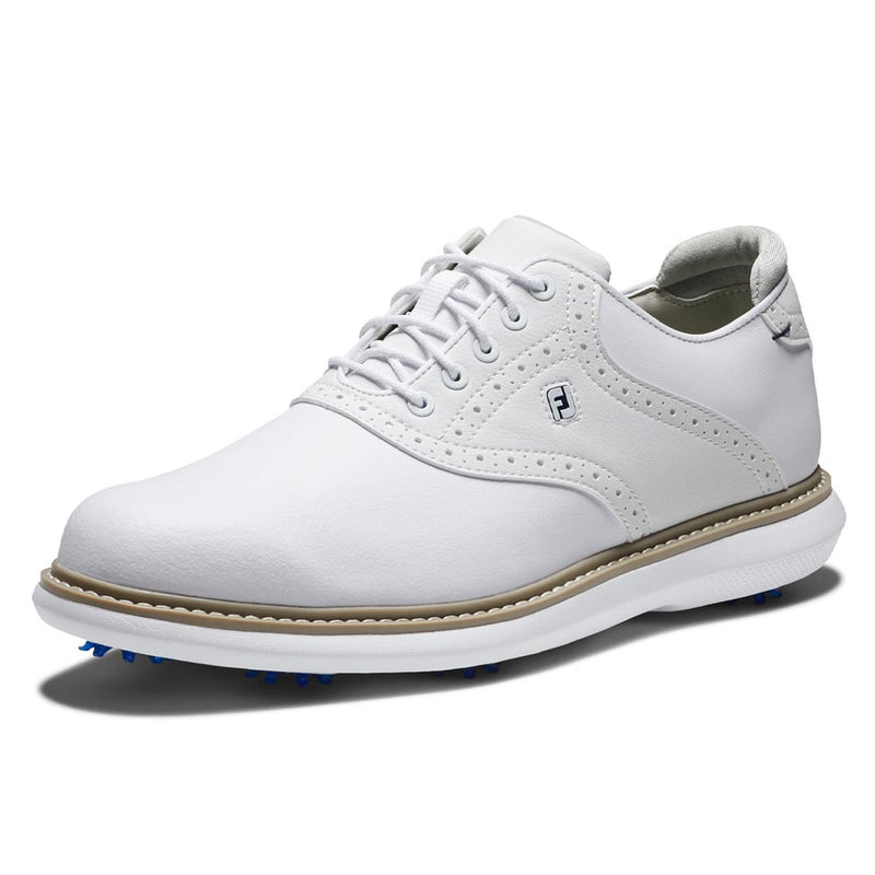 FootJoy Traditions Spiked Waterproof Shoes White