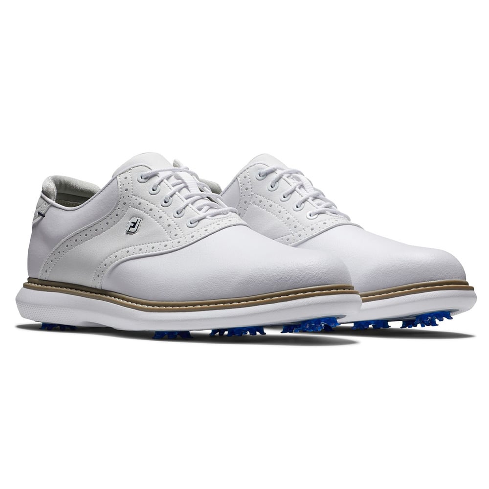 FootJoy Traditions Spiked Waterproof Shoes White