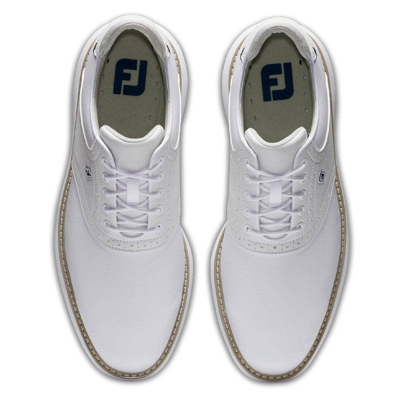 FootJoy Traditions Spiked Waterproof Shoes White