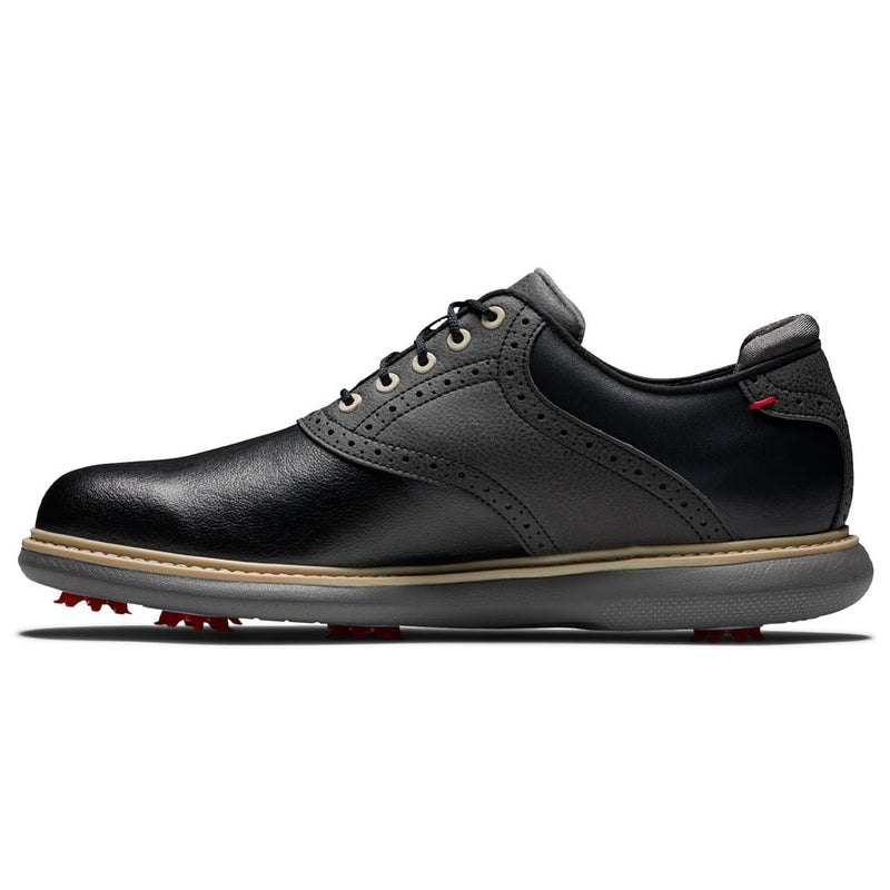 FootJoy Traditions Waterproof Spiked Shoes - Black