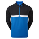 FootJoy Colour Blocked Chill-Out Pullover - Black/Royal/White