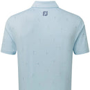 FootJoy 18 Holes Lisle Polo Shirt - Azure