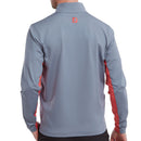 FootJoy Chest Stripe Chill Out 1/4 Zip Pullover - Graphite/Coral
