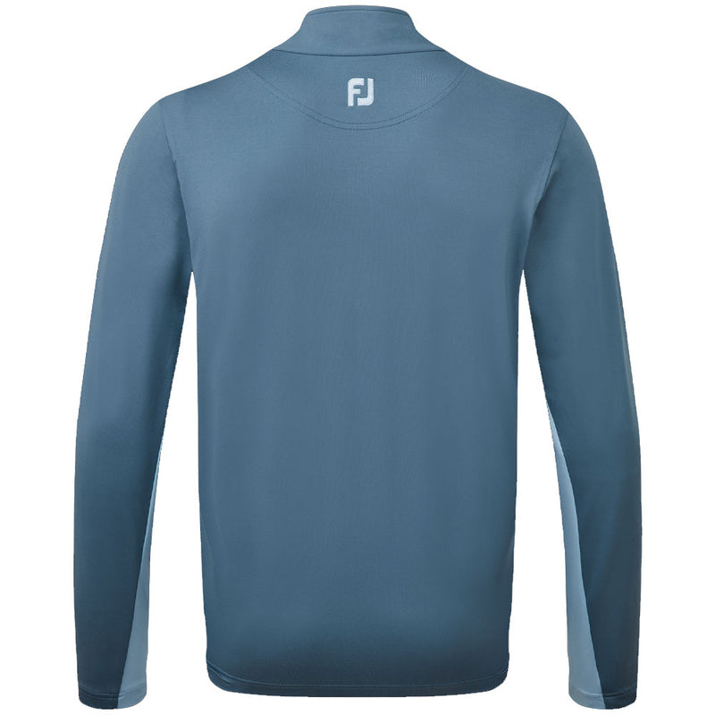 FootJoy Chest Stripe Chill Out 1/4 Zip Pullover - Ink/Dusk Blue
