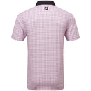 FootJoy Circle Print Polo Shirt - Black/Orchid/Violet/White