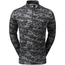 FootJoy Cloud Camo 1/4 Zip Pullover - Black