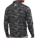 FootJoy Cloud Camo 1/4 Zip Pullover - Black