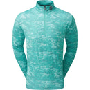 FootJoy Cloud Camo 1/4 Zip Pullover - Maui Blue
