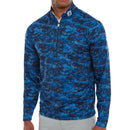 FootJoy Cloud Camo 1/4 Zip Pullover - Navy