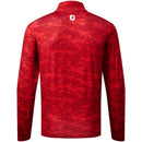 FootJoy Cloud Camo 1/4 Zip Pullover - Racing Red
