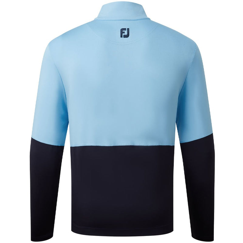 FootJoy Colour Block 1/4 Zip Pullover - True Blue/Navy