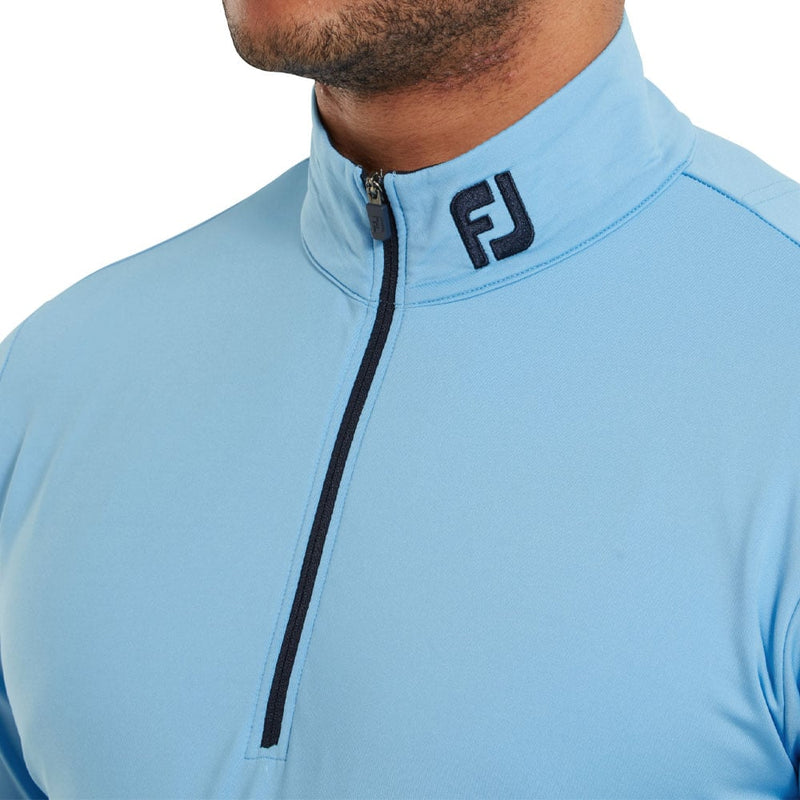 FootJoy Colour Block 1/4 Zip Pullover - True Blue/Navy