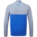 FootJoy Colour Block Chill Out 1/4 Zip Pullover - Dove Grey/Royal