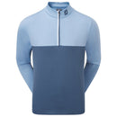 FootJoy Colour Block Chill Out 1/4 Zip Pullover - Dusk Blue/Ink